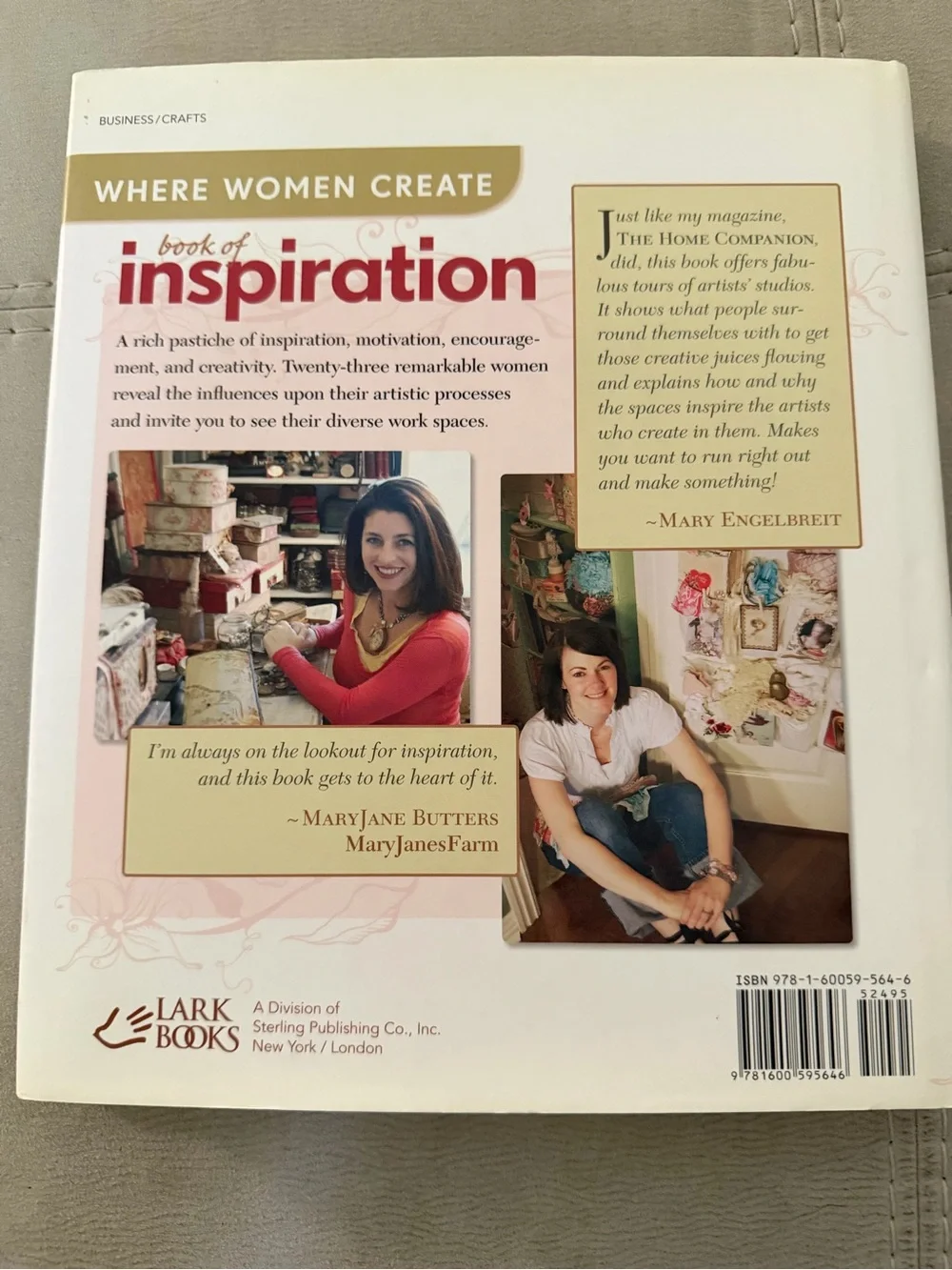 Book of Inspiration/where women create